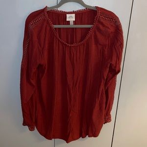 Knox rose detail blouse